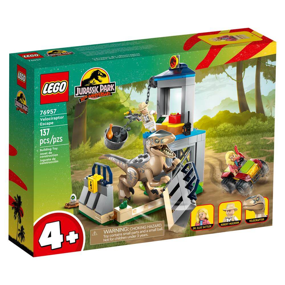 Lego Velociraptor Escape 76957